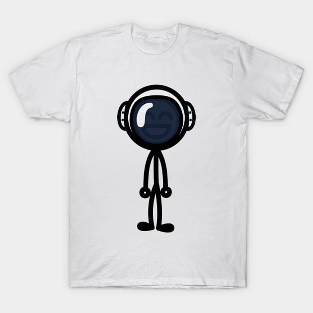 Astronaut T-Shirt by hoddynoddy